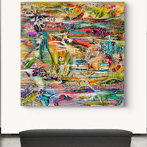 „Kissed by Feelings“ by Ana | Abstract | Art 