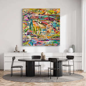 „Kissed by Feelings“ by Ana | Abstract | Art 