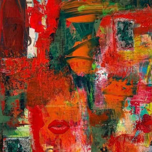 Reddish by Ana -Abstract- Art 
