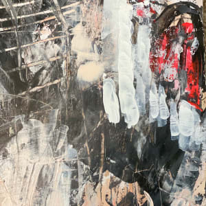 Space and Time by Kat Crosby  Image: close up of artwork