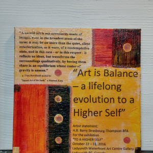 To A Higher Self INTRO by HB Barry Strasbourg-Thompson BFA 