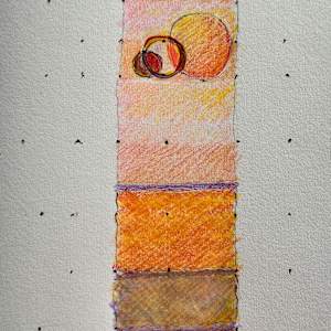 CIRCLING HOME    H7824072025  (Sketch for a work in progress) by HB Barry Strasbourg-Thompson BFA 