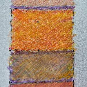 CIRCLING HOME    H7824072025  (Sketch for a work in progress) by HB Barry Strasbourg-Thompson BFA  Image: Detail lower section
