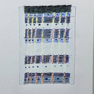 CIRCLING HOME, CROSSING OVER. H7915082025 (Sketch for a work in progress) by HB Barry Strasbourg-Thompson BFA 