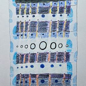 CIRCLING HOME, CROSSING OVER. H7915082025 (Sketch for a work in progress) by HB Barry Strasbourg-Thompson BFA