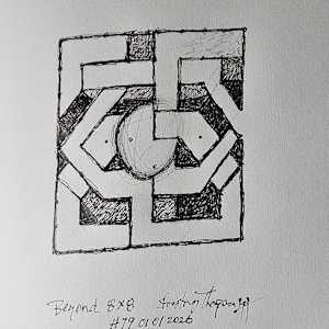 BEYOND  8 X 8  H7901012026 by HB Barry Strasbourg-Thompson BFA