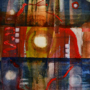 AUTOMATISTE ABSTRACT  (Prayers for my children)   H7516022022.2 by HB Barry Strasbourg-Thompson BFA 