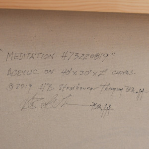 Meditation: Homage to Yayoi Kusama by HB Barry Strasbourg-Thompson BFA 