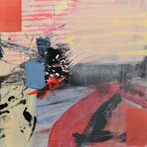 New Year- Triptch by Lisa Javery  Image: 2 of 3 10Wx10Hx1D inch cradled wood panel 