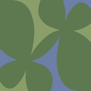 Clover Diptych by Lisa Javery 
