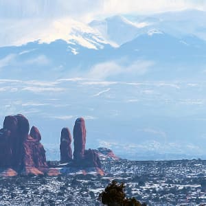 Arches Landscape, after the snowstorm by Lewis Jackson
