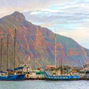 Boats at Bay by Lewis Jackson