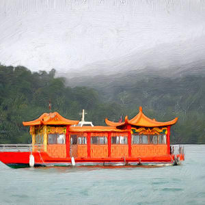 Chinese Houseboat, Image 1.