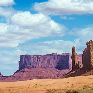 Monument Valley Landscape by Lewis Jackson