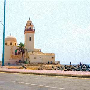 Mosque on the Red Sea by Lewis Jackson