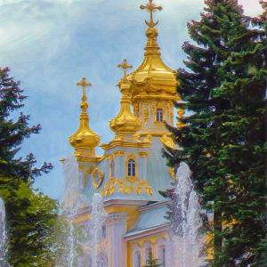 Summer Palace with Fountains