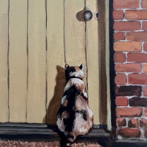 The Waiting Game by Kim Harding  Image: "The Waiting Game" oil on canvas 