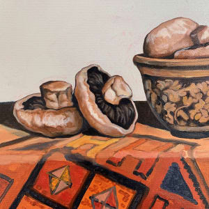 Tea and Mushrooms by Kim Harding 