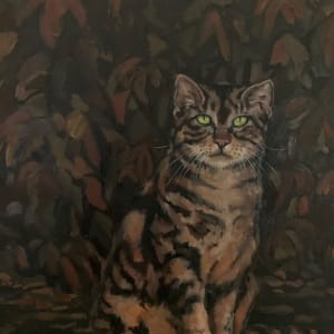 Camouflague Cat by Kim Harding 