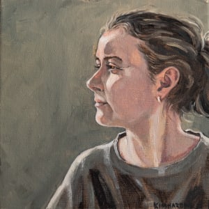 Bella  Image: “Bella”,  20 x 20cm, Oil on Canvas
Commissions Welcome - message me to discuss