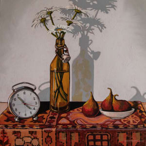 Shasta Daisies  Image: "Shasta Daisies" 61 x 61cm, Oil on Canvas