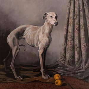 Hound  Image: "Hound" 66 x 66cm, Oil on Canvas