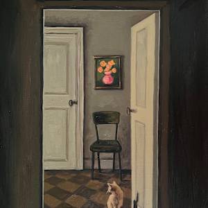 The Rose Painting by Kim Harding 