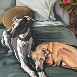 Two Dogs by Kim Harding