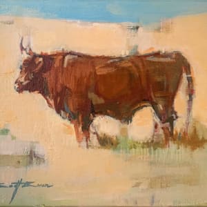 Bull in Grass by scott ewen, Image 1.