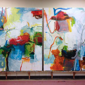 Of Song and Blossom III by Michael Rich  Image: Of Song and Blossom III, 2013, oil on canvas, 84 x 70 in - Studio View