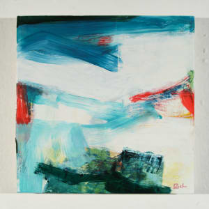 All Blues by Michael Rich  Image: All Blues, 2022, oil on panel, 14 x 1 4 in