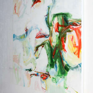 Aria by Michael Rich  Image: Aria, 2023, oil on canvas, 47 x 47 in - Side View
