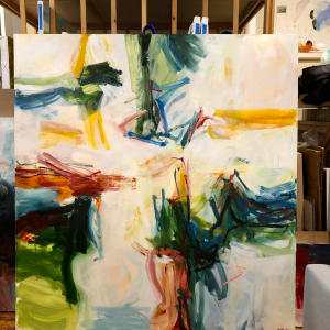 Beloved by Michael Rich  Image: Beloved, 2021, oil on canvas, 70 x 66 in - Studio View