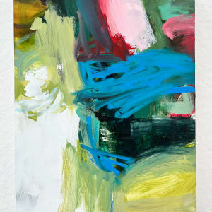Blue Hustle by Michael Rich  Image: Blue Hustle, 2024, oil on panel, 20 x 16 in