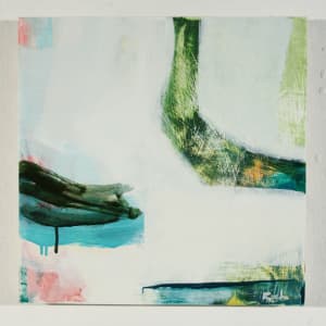 Blue in Green by Michael Rich  Image: Blue in Green, 2022, oil on panel, 14 x 14 in