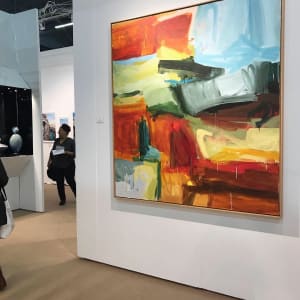 Cherokee by Michael Rich  Image: Cherokee, 2014, oil on canvas, 70 x 64 in - Art NY, Steidel Contemporary, 2019