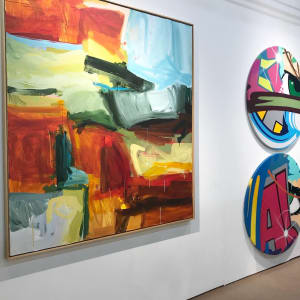 Cherokee by Michael Rich  Image: Cherokee, 2014, oil on canvas, 70 x 64 in - Art NY, Steidel Contemporary, 2019