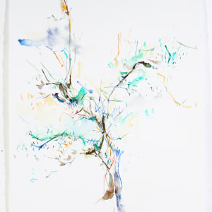 First Olive by Michael Rich  Image: Fist Olive, 2023, watercolor on paper, 30 x 22 in