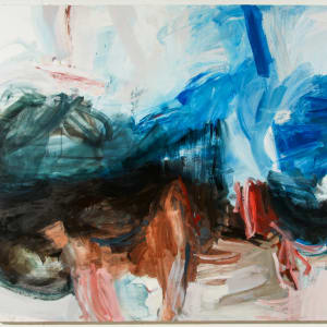 Fjord by Michael Rich  Image: Fjord, 2021, oil on canvas, 52 x 65 in - Detail 3