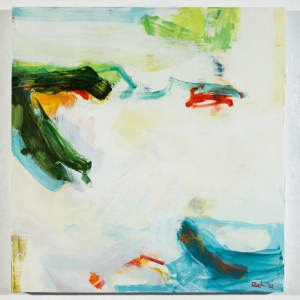 Fragmentary Blue by Michael Rich  Image: Fragmentary Blue, 2022, oil on panel, 23.5 x 22.5 in