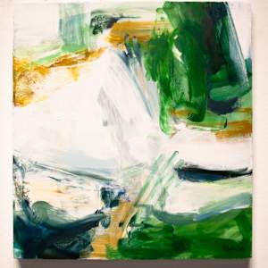 Green Terrain by Michael Rich  Image: Green Terrain, 2026, oil on canvas, 26 x 24 in