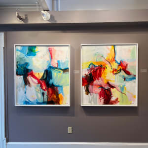 Among Your Moments by Michael Rich  Image: Among Your Moments, 2023, oil on canvas, 40 x 36 in - Exhibition View 1