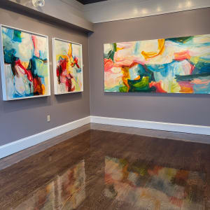 Among Your Moments by Michael Rich  Image: Among Your Moments, 2023, oil on canvas, 40 x 36 in - Exhibition View 1
