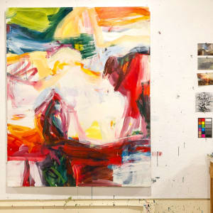 This Beautiful World by Michael Rich  Image: This Beautiful World, 2020, oil on canvas, 60 x 48 in - studio view 2020