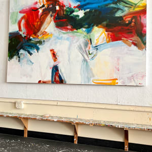 Storm Coming On (After Turner) by Michael Rich  Image: Storm Coming On (After Turner), 2024, oil on canvas, 48 x 72 in