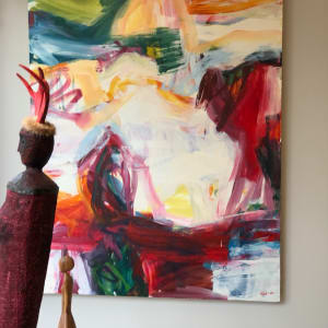 This Beautiful World by Michael Rich  Image: This Beautiful World, 2020, oil on canvas, 60 x 48 in - gallery view 2020, Hostetler Gallery, Nantucket