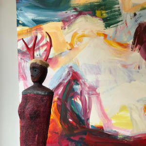 This Beautiful World by Michael Rich  Image: This Beautiful World, 2020, oil on canvas, 60 x 48 in - gallery view 2020, Hostetler Gallery, Nantucket