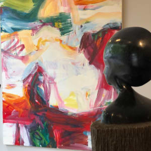 This Beautiful World by Michael Rich  Image: This Beautiful World, 2020, oil on canvas, 60 x 48 in - gallery view 2020, Hostetler Gallery, Nantucket