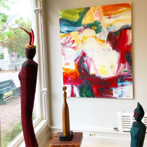 This Beautiful World by Michael Rich  Image: This Beautiful World, 2020, oil on canvas, 60 x 48 in - gallery view 2020, Hostetler Gallery, Nantucket