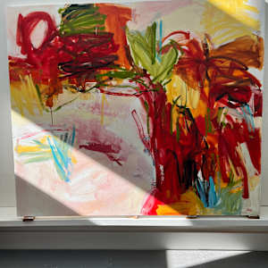 Autumn Leaves by Michael Rich  Image: Autumn Leaves, 2024, oil, on canvas, 50 x 59 in